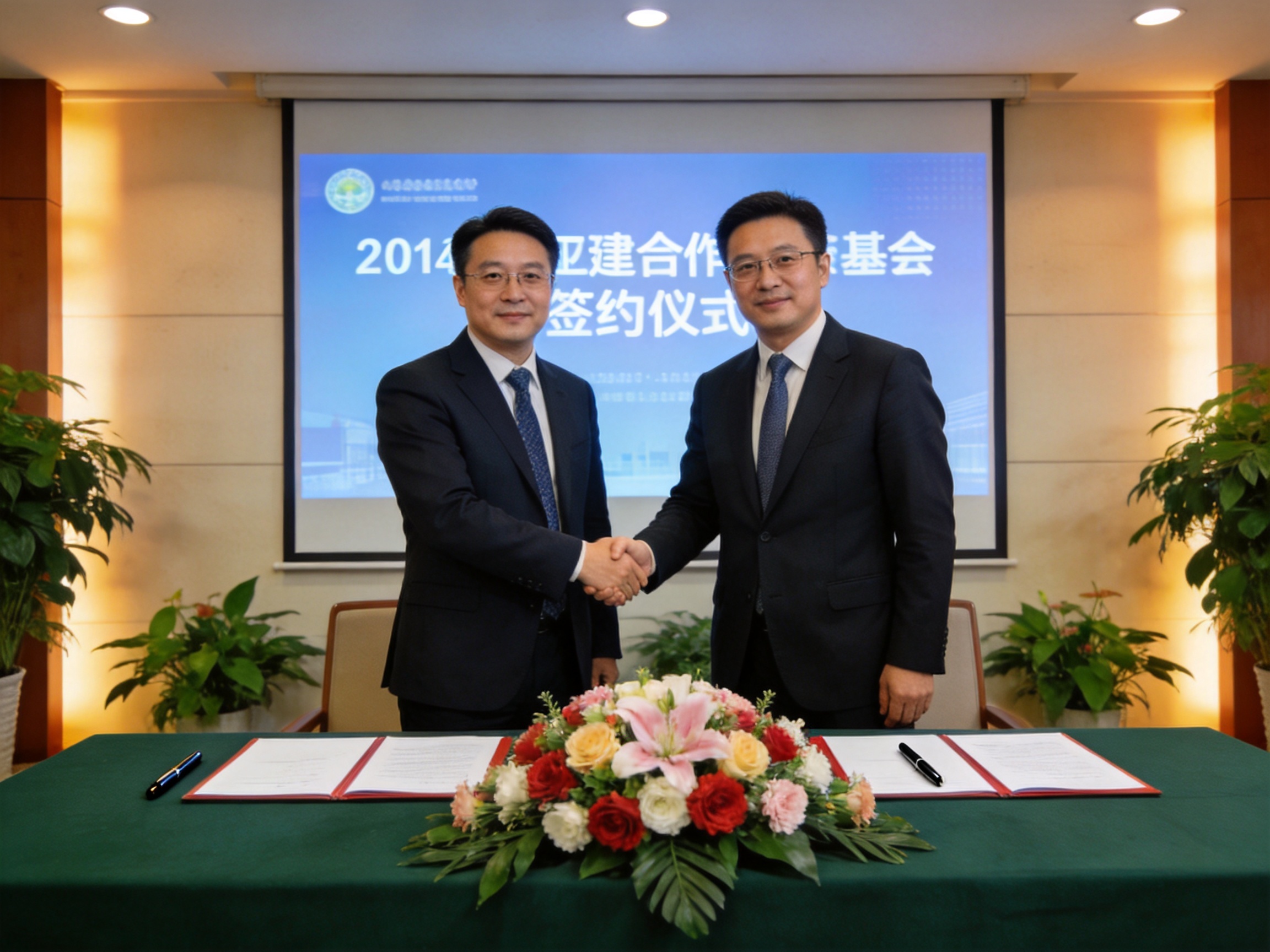 KY开元集团与合作伙伴签约仪式现场